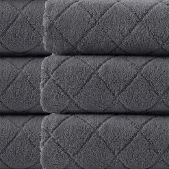Best Pirce ⭐ Flash Sale ✨ Gracious 8-Pieces Anthracite Turkish Cotton Wash Towels by Enchante Home 👏 🧨 -Becky Cameron Shop anthracite enchante home bath towels gracioanth8w 4f 1000