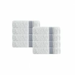 Cheapest 🌟 Best Sale ⌛ Unique 8 pcs Anthracite Turkish Cotton Wash Towels by Enchante Home ⌛ 🔥