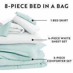 Best reviews of ❤️ Cheap 🔥 Performance 8-Piece Sage Queen Comforter Set by Becky Cameron 🔥 😀 -Becky Cameron Shop becky cameron bed in a bag ieh mult q sa fa 1000