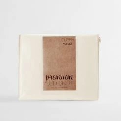 Top 10 ⌛ Outlet 🔔 14 in. Ivory Solid Queen Bed 👗 👗 Skirt by Becky Cameron 😍 ✨ -Becky Cameron Shop becky cameron bed skirts ieh bdsk qu iv 4f 1000