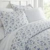 Best Pirce 👍 Flash Sale 👏 Blossoms Patterned Performance Light Blue Queen 3-Piece Duvet Cover Set by Becky Cameron 👏 🛒