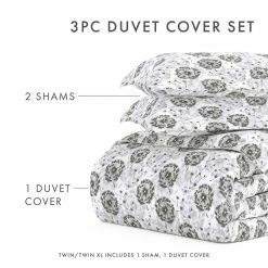 Cheapest 💯 Deals 🔥 Make a Wish Patterned Performance Light Gray King 3-Piece Duvet Cover Set by Becky Cameron 🧨 ✨ -Becky Cameron Shop becky cameron bedding sets ieh duv maw k lg 44 1000