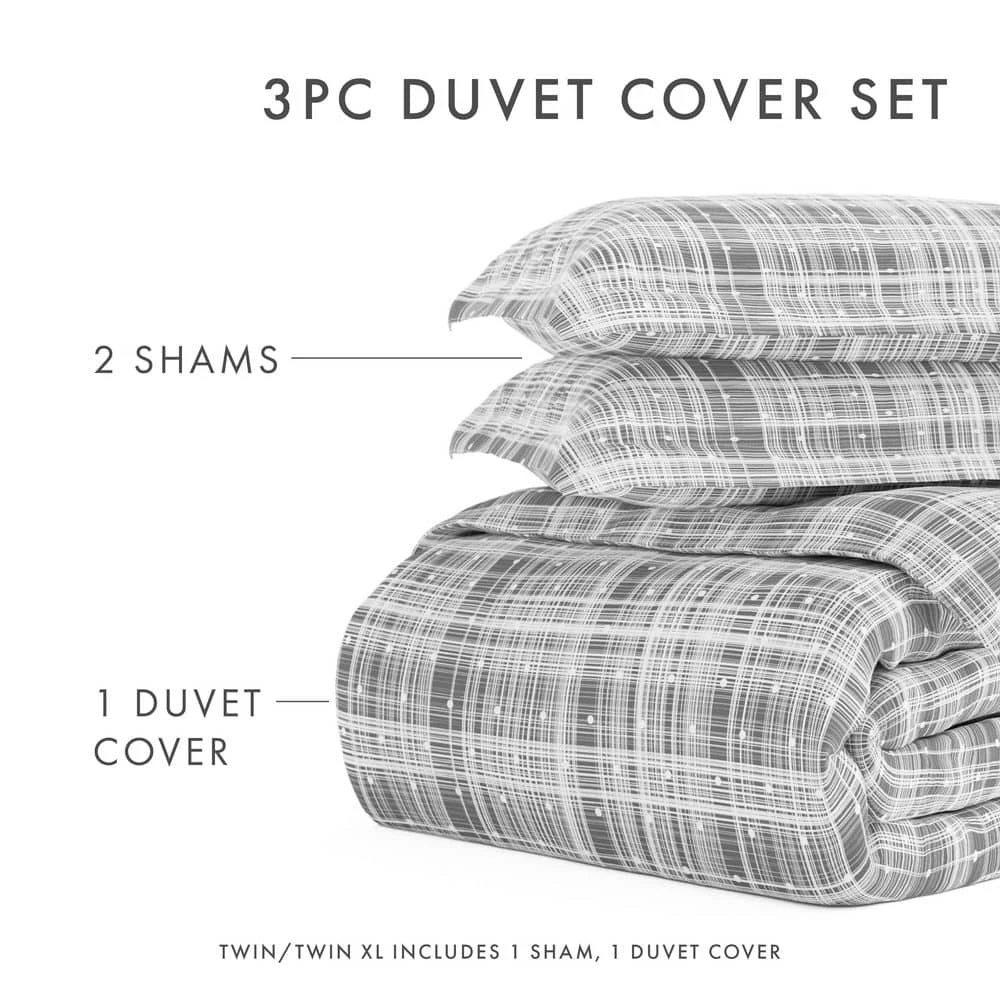 Best deal ๐ Best deal ๐ Polka Dot Patterned Performance Gray King 3-Piece Duvet Cover Set by Becky Cameron ๐ฅฐ ๐ 5 Best deal ๐ Best deal ๐ Polka Dot Patterned Performance Gray King 3-Piece Duvet Cover Set by Becky Cameron ๐ฅฐ ๐ - Image 5