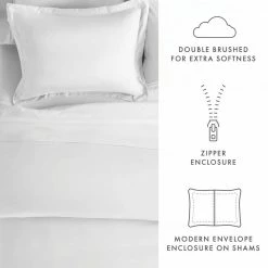 New 👏 Flash Sale ⌛ Performance White Queen 3-Piece Duvet Cover Set by Becky Cameron 👏 😉 -Becky Cameron Shop becky cameron bedding sets ieh duv queen wh 1f 1000