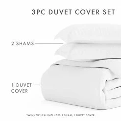 New 👏 Flash Sale ⌛ Performance White Queen 3-Piece Duvet Cover Set by Becky Cameron 👏 😉 -Becky Cameron Shop becky cameron bedding sets ieh duv queen wh c3 1000