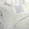 Promo 🎉 Buy 💯 Spring Vines Patterned Performance White Twin 3-Piece Duvet Cover Set by Becky Cameron 👍 😉