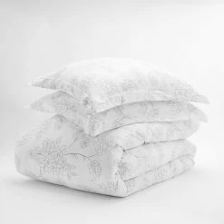 Deals 😀 Best Pirce 😀 Vine Patterned Performance Gray King 3-Piece Duvet Cover Set by Becky Cameron 😀 ✨ -Becky Cameron Shop becky cameron bedding sets ieh duv vi k gr 4f 1000