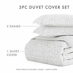 Wholesale ✔️ Best Pirce 🔥 Vine Trellis Patterned Performance Gray King 3-Piece Duvet Cover Set by Becky Cameron ⭐ 🤩 -Becky Cameron Shop becky cameron bedding sets ieh duv vtr k gr 44 1000