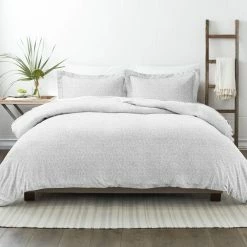 Wholesale ✔️ Best Pirce 🔥 Vine Trellis Patterned Performance Gray King 3-Piece Duvet Cover Set by Becky Cameron ⭐ 🤩