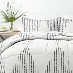 Hot Sale ๐ฅฐ Hot Sale ๐ 3-Piece Gray Diamond Stripe Pattern Microfiber Full / Queen Down-Alternative Comforter Set by Becky Cameron โค๏ธ โค๏ธ 7 Hot Sale ๐ฅฐ Hot Sale ๐ 3-Piece Gray Diamond Stripe Pattern Microfiber Full / Queen Down-Alternative Comforter Set by Becky Cameron โค๏ธ โค๏ธ -Becky Cameron Shop becky cameron bedding sets ih cmf dia q gr 1f 1000