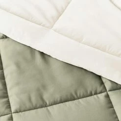 Deals ⌛ Best Pirce 👏 Sage and Ivory Microfiber Down Alternative Full / Queen Reversible Comforter Set by Becky Cameron 😀 😀 -Becky Cameron Shop becky cameron bedding sets ih cmf rev q sa 1f 1000