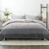 Budget 😍 Cheapest 🛒 3-Piece Gray Ombre Pattern Microfiber Full / Queen Down-Alternative Comforter Set by Becky Cameron 🔔 ⌛