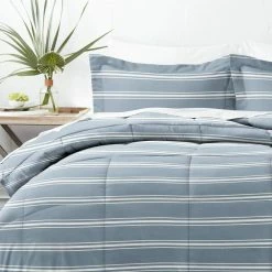 Promo โจ Hot Sale ๐งจ 3-Piece Light Blue Soft Stripe Pattern Reversible Microfiber King / California King Down-Alternative Comforter Set by Becky Cameron ๐ ๐คฉ 7 Promo โจ Hot Sale ๐งจ 3-Piece Light Blue Soft Stripe Pattern Reversible Microfiber King / California King Down-Alternative Comforter Set by Becky Cameron ๐ ๐คฉ -Becky Cameron Shop becky cameron bedding sets ih csp sst k lb 1f 1000