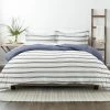 Promo ✨ Brand new ✨ Navy Desert Stripe Print 3-Piece Reversible Full/Queen Duvet Cover Set by Becky Cameron 😍 🎉