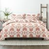 Hot Sale ⭐ Discount ⌛ Clay Adobe Diamond Print 3-Piece Reversible Twin/Twin Extra Long Duvet Cover Set by Becky Cameron 😍 😍