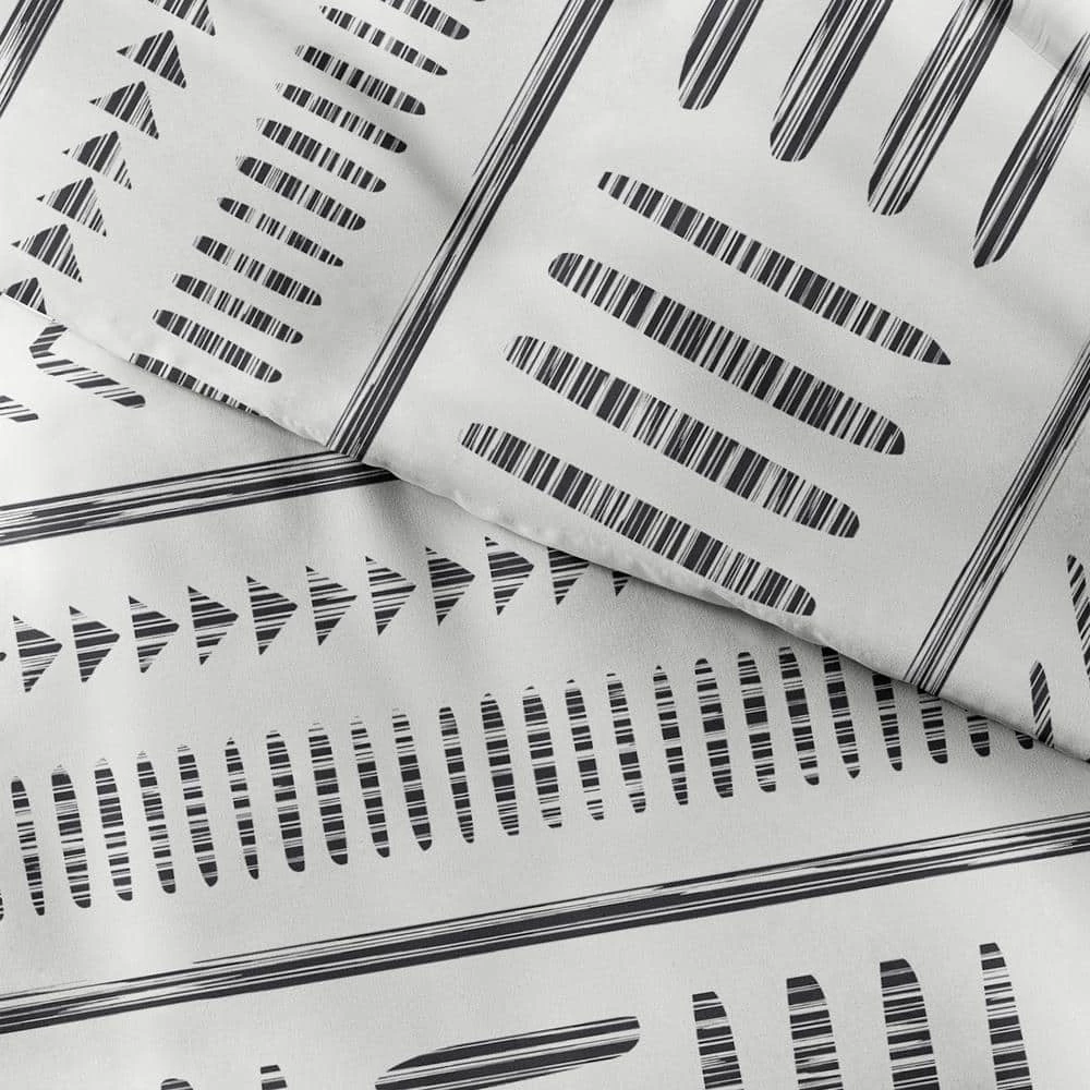 Brand new ๐ Wholesale ๐คฉ Gray Arrow Dreams Print 3-Piece Full/Queen Duvet Cover Set by Becky Cameron ๐ฅ โญ 3 Brand new ๐ Wholesale ๐คฉ Gray Arrow Dreams Print 3-Piece Full/Queen Duvet Cover Set by Becky Cameron ๐ฅ โญ - Image 3