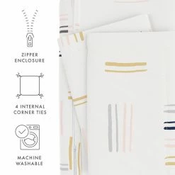 Best reviews of 🤩 Flash Sale 😀 Clay Geo Dash Print 3-Piece King/California King Duvet Cover Set by Becky Cameron 👏 🤩 -Becky Cameron Shop becky cameron bedding sets ih duv geo k cl 4f 1000