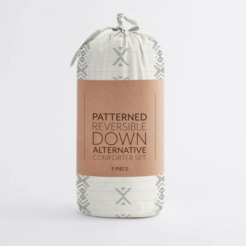 Deals ๐ Wholesale ๐งจ Premium Down Alternative Light Gray Magnolia Grey Patterned Microfiber King Comforter Set by Becky Cameron ๐ฏ ๐ 4 Deals ๐ Wholesale ๐งจ Premium Down Alternative Light Gray Magnolia Grey Patterned Microfiber King Comforter Set by Becky Cameron ๐ฏ ๐ - Image 4