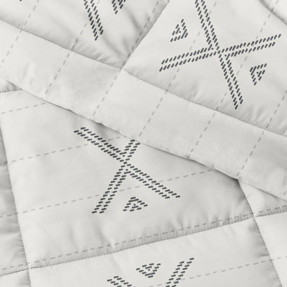 Deals ๐ Wholesale ๐งจ Premium Down Alternative Light Gray Magnolia Grey Patterned Microfiber King Comforter Set by Becky Cameron ๐ฏ ๐ 3 Deals ๐ Wholesale ๐งจ Premium Down Alternative Light Gray Magnolia Grey Patterned Microfiber King Comforter Set by Becky Cameron ๐ฏ ๐ - Image 3