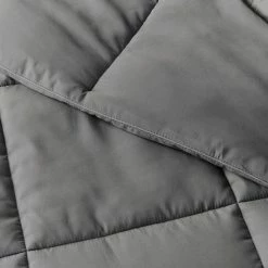 Coupon ⌛ Budget 💯 Performance Gray Solid Queen Comforter by Becky Cameron 🎁 ✨ -Becky Cameron Shop becky cameron comforters ieh comf q gr 1f 1000