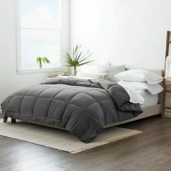 Coupon โ Budget ๐ฏ Performance Gray Solid Queen Comforter by Becky Cameron ๐ โจ