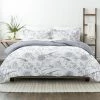 Brand new 🎁 Deals 🎁 Premium Down Alternative Light Blue Molly Botanicals Reversible Microfiber King Comforter Set by Becky Cameron 👍 ⌛