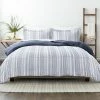 Top 10 🥰 Flash Sale 🎉 Premium Down Alternative Navy Farmhouse Dreams Reversible Microfiber King Comforter Set by Becky Cameron 👍 ✔️