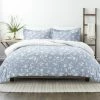 Best Pirce ✔️ Cheap 😀 Premium Ultra Soft Light Blue Country Home Pattern Reversible Full/Queen Microfiber 3-Piece Duvet Cover Set by Becky Cameron 👍 ✨