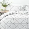 Buy 💯 Flash Sale 🔥 Premium Ultra Soft Gray Edgy Flowers Pattern 3-Piece Microfiber King Reversible Duvet Cover Set by Becky Cameron ⭐ 🔔