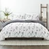 Budget ❤️ Flash Sale 🤩 Premium Ultra Soft Gray Flower Field Pattern Reversible Twin Microfiber 2-Piece Duvet Cover Set by Becky Cameron 🎉 🥰