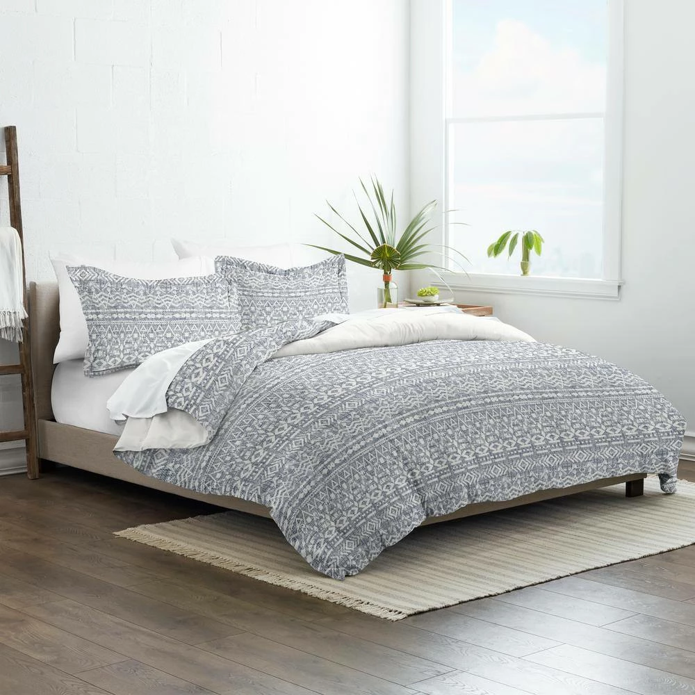 Outlet ๐ Best reviews of โ Premium Ultra Soft Navy Modern Rustic Pattern Reversible King Microfiber 3-Piece Duvet Cover Set by Becky Cameron ๐คฉ ๐ 3 Outlet ๐ Best reviews of โ Premium Ultra Soft Navy Modern Rustic Pattern Reversible King Microfiber 3-Piece Duvet Cover Set by Becky Cameron ๐คฉ ๐ - Image 3