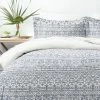 Outlet 🌟 Best reviews of ⌛ Premium Ultra Soft Navy Modern Rustic Pattern Reversible King Microfiber 3-Piece Duvet Cover Set by Becky Cameron 🤩 👍