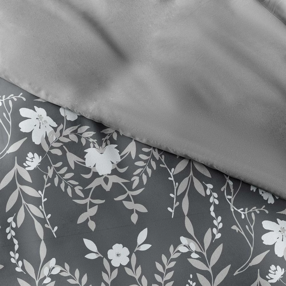 Best Pirce 😉 Brand new 💯 Premium Ultra Soft Black Secret Garden Pattern Reversible King Microfiber 3-Piece Duvet Cover Set by Becky Cameron ⌛ 😍 5 Best Pirce 😉 Brand new 💯 Premium Ultra Soft Black Secret Garden Pattern Reversible King Microfiber 3-Piece Duvet Cover Set by Becky Cameron ⌛ 😍 - Image 5