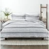 Hot Sale 🌟 Coupon ⭐ Premium Ultra Soft Light Gray Vintage Stripe Pattern Full/Queen Microfiber 3-Piece Duvet Cover Set by Becky Cameron 😉 👍