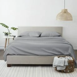 Brand new 🌟 Hot Sale 💯 Premium 4-Piece Light Gray Ultra Soft Flannel Queen Sheet Set by Becky Cameron 🥰 ✨ -Becky Cameron Shop becky cameron sheet sets ieh 4pc fsd queen lgray 31 1000