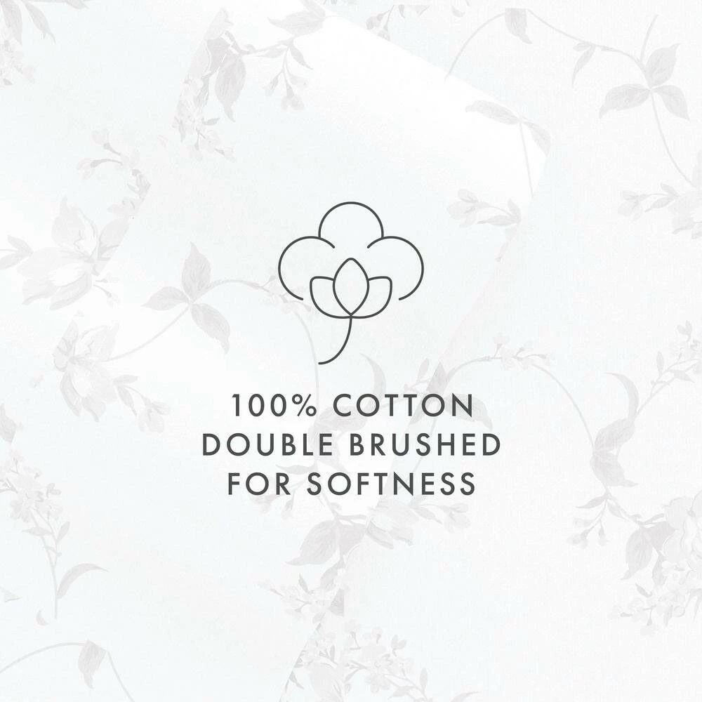 Best Sale ๐ Budget ๐งจ Premium 4 Piece Gray Sylvan Rose Flannel Queen Sheet Set by Becky Cameron ๐ โญ 3 Best Sale ๐ Budget ๐งจ Premium 4 Piece Gray Sylvan Rose Flannel Queen Sheet Set by Becky Cameron ๐ โญ - Image 3