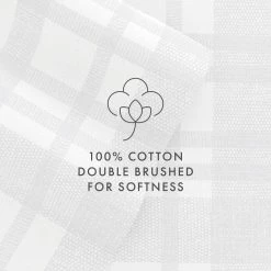 Outlet 🎉 Discount 👏 Premium Light Blue Woven 4-Piece Flannel Queen Bed Sheet Set by Becky Cameron 🌟 👏 -Becky Cameron Shop becky cameron sheet sets ieh 4pc fwo queen lblue 4f 1000