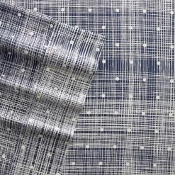 Outlet 😍 Outlet ✨ 4-Piece Navy Geometric Microfiber King Sheet Set by Becky Cameron 🌟 😀 -Becky Cameron Shop becky cameron sheet sets ieh 4pc po k na 4f 1000