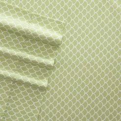 Coupon 😍 Wholesale ⌛ 4-Piece Sage Geometric Microfiber King Sheet Set by Becky Cameron 🔥 ✨ -Becky Cameron Shop becky cameron sheet sets ieh 4pc scl k sa 4f 1000