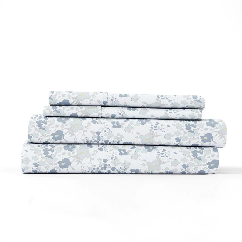 Discount ๐ Buy ๐ Premium Ultra Soft 4-Piece Light Blue Violets Pattern Microfiber California King Sheet Set by Becky Cameron ๐คฉ ๐คฉ 2 Discount ๐ Buy ๐ Premium Ultra Soft 4-Piece Light Blue Violets Pattern Microfiber California King Sheet Set by Becky Cameron ๐คฉ ๐คฉ - Image 2