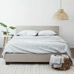 Best Sale 😉 Outlet ⭐ Premium Ultra Soft 4-Piece Light Blue Wildflower Pattern Microfiber Queen Sheet Set by Becky Cameron 👍 ✔️ -Becky Cameron Shop becky cameron sheet sets ieh 4pc wdf queen lblue 1f 1000