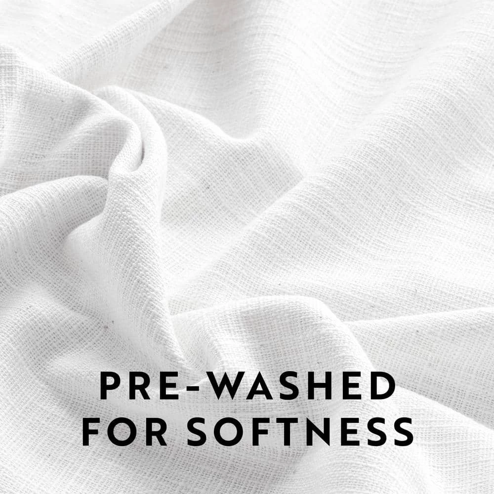 Deals ๐ Cheapest ๐ 4-Piece Gray Solid Linen & Rayon from Bamboo Blend California King Deep Pocket Bed Sheet Set by Becky Cameron ๐ฅ โญ 5 Deals ๐ Cheapest ๐ 4-Piece Gray Solid Linen & Rayon from Bamboo Blend California King Deep Pocket Bed Sheet Set by Becky Cameron ๐ฅ โญ - Image 5