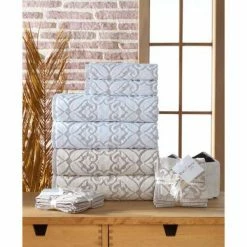 Best Sale 😍 Best deal 🎁 Gonzales 8 pcs Beige Turkish Cotton Wash Towels by Enchante Home ✔️ ⭐ -Becky Cameron Shop beige enchante home bath towels gonzbeige8w 31 1000