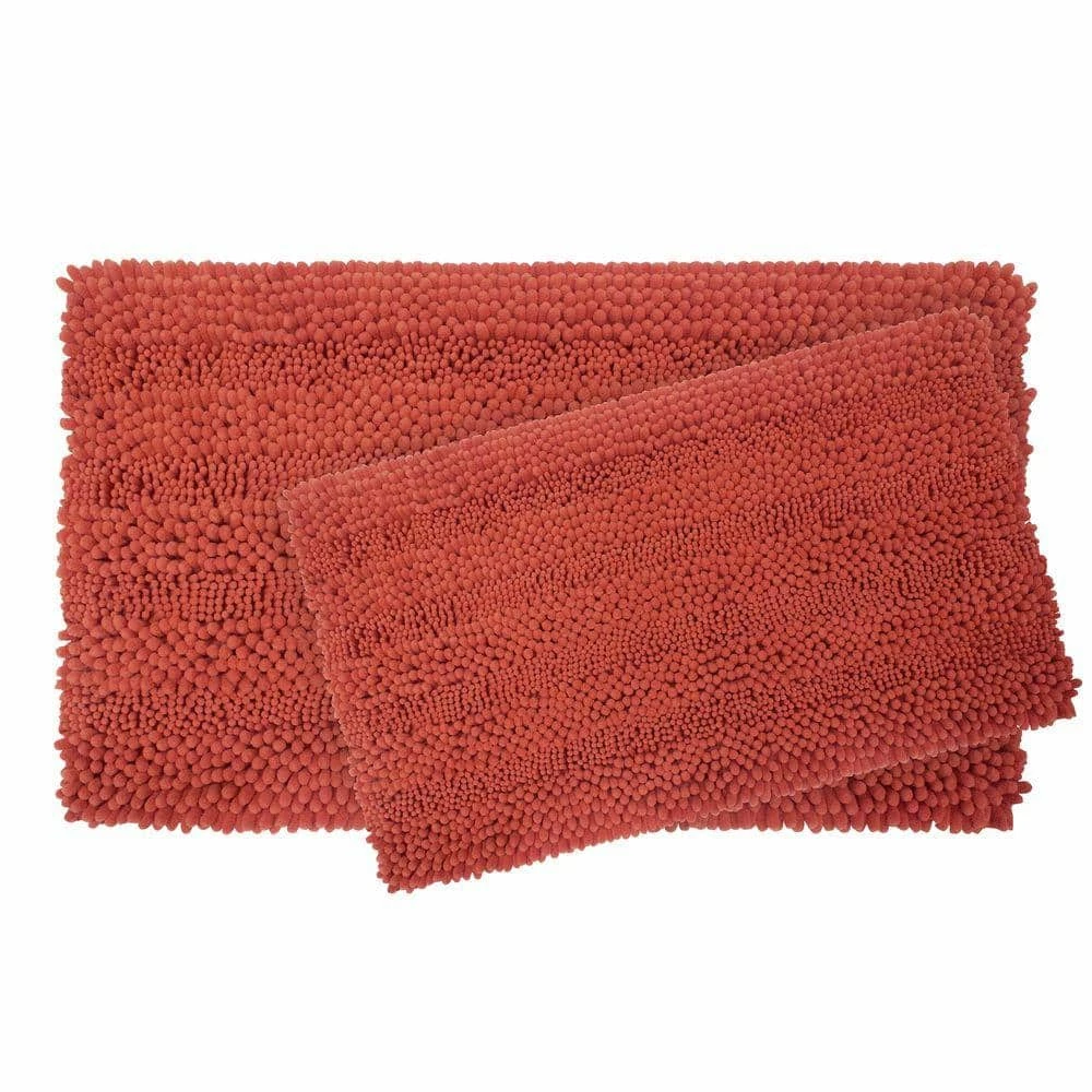 Brand new ๐ Brand new ๐ฅ Astor Striped Chenille 17 in. x 24 in./ 20 in. x 34 in. 2-Piece Plush Bath Mat Set in Coral by Laura Ashley ๐ โ 1 Brand new ๐ Brand new ๐ฅ Astor Striped Chenille 17 in. x 24 in./ 20 in. x 34 in. 2-Piece Plush Bath Mat Set in Coral by Laura Ashley ๐ โ