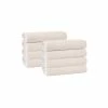 Buy 😉 New ❤️ Glossy 8 pcs Cream Turkish Cotton Wash Towels by Enchante Home 🧨 🛒