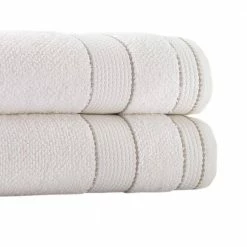 Cheap ⭐ Hot Sale ❤️ Monroe 2-Pieces Cream Turkish Cotton Bath Sheets by Enchante Home 🛒 🔥 -Becky Cameron Shop cream enchante home bath towels monrecrm2bs 4f 1000
