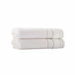 Cheap ⭐ Hot Sale ❤️ Monroe 2-Pieces Cream Turkish Cotton Bath Sheets by Enchante Home 🛒 🔥