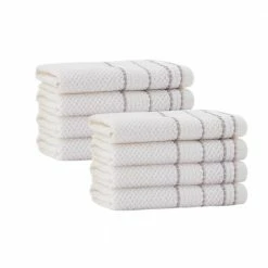 Best Sale ❤️ Cheapest 🔔 Monroe Turkish Cotton Wash Towels (8-Piece) by Enchante Home 👏 😀