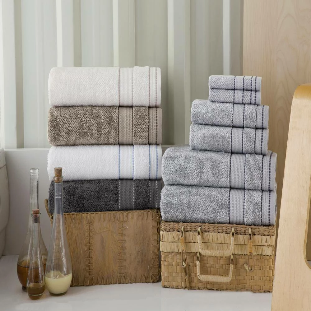 Best Sale โค๏ธ Cheapest ๐ Monroe Turkish Cotton Wash Towels (8-Piece) by Enchante Home ๐ ๐ 2 Best Sale โค๏ธ Cheapest ๐ Monroe Turkish Cotton Wash Towels (8-Piece) by Enchante Home ๐ ๐ - Image 2