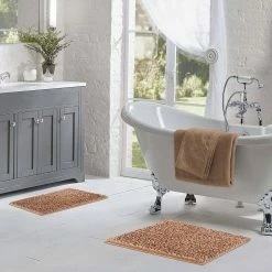 Best Sale ๐ Cheap โค๏ธ Butter Chenille Brown Polyester Rectangle 2- Piece Bath Mat Set by Laura Ashley โญ โญ 17 Best Sale ๐ Cheap โค๏ธ Butter Chenille Brown Polyester Rectangle 2- Piece Bath Mat Set by Laura Ashley โญ โญ -Becky Cameron Shop dark linen laura ashley bathroom rugs bath mats lab017889 31 1000